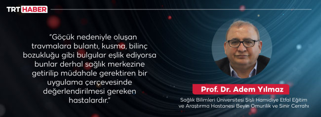 Depremde yaralananlarda görülen kafa travmaları